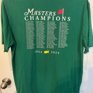 Masters Champions officially licensed T-Shirt size large